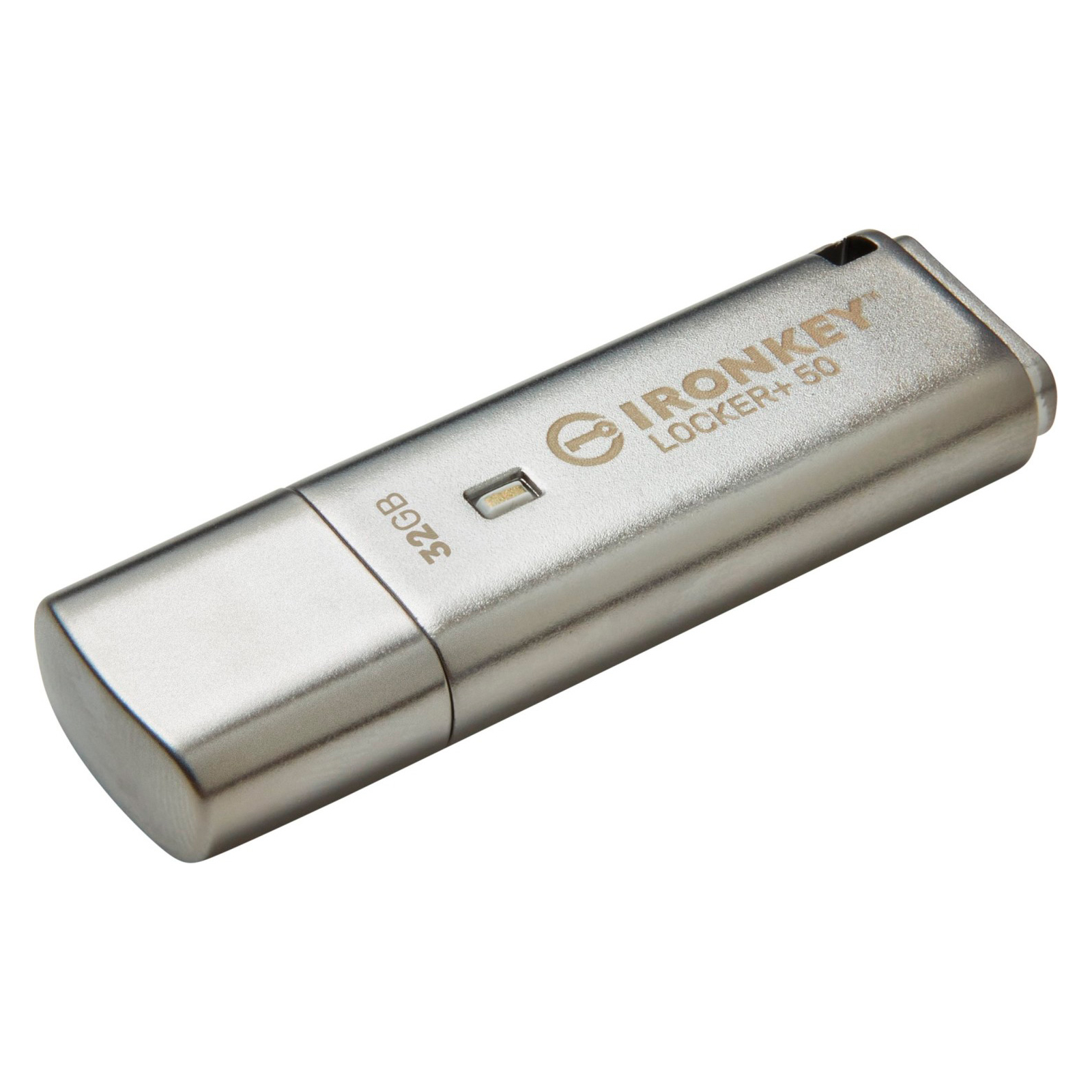 USB флеш накопичувач Kingston 32GB IronKey Locker Plus 50 AES Encrypted USB 3.2 (IKLP50/32GB) зображення 2