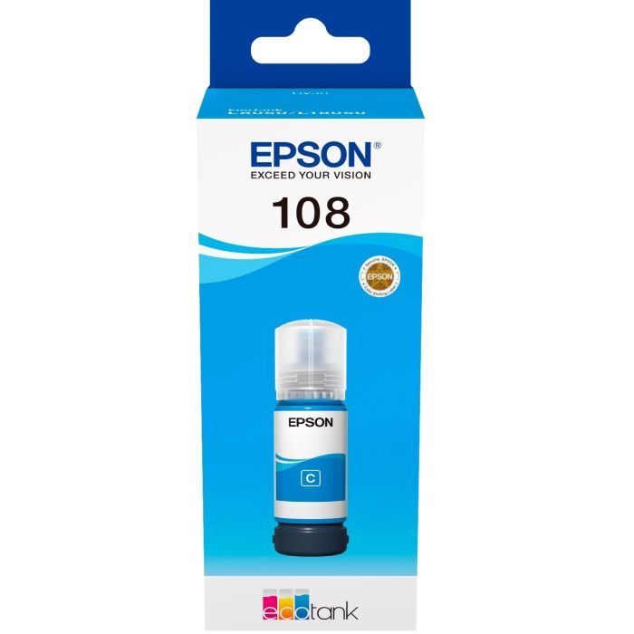 Контейнер з чорнилом Epson 108 EcoTank L8050/L18050 black (C13T09C14A) зображення 2