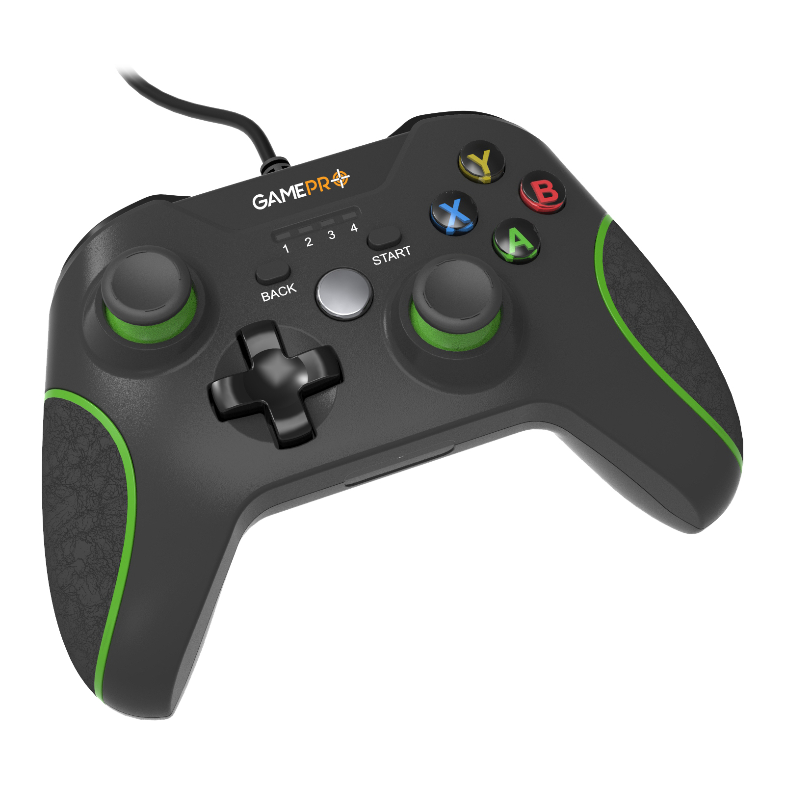 Геймпад GamePro MG450B PC/PS3/Android Black-Green (MG450B) изображение 2