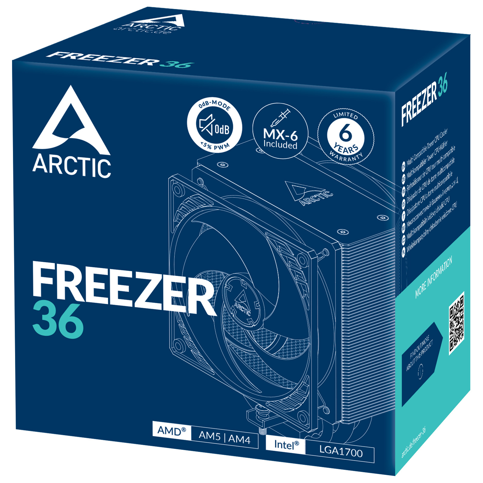 Кулер для процессора Arctic ACFRE00121A изображение 6