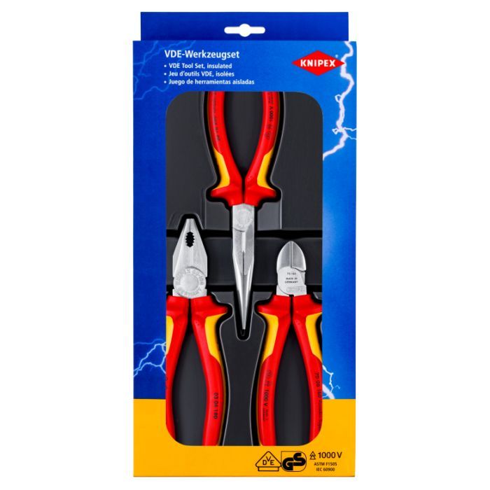 Набор инструментов KNIPEX диэлектрических (00 20 12)