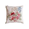 Наволочка Прованс гобеленовая декоративная Цветы в рамке 45х45 см (034209)
