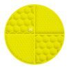 Універсальний посуд для тварин WAUDOG Silicone Килимок для злизування 21х21х3 см жовтий (23508) зображення 3
