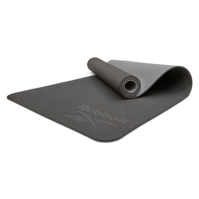 Коврик для йоги Reebok Double Sided Yoga Mat чорний, сірий RAYG-11042BKGR (885652020817) изображение 5