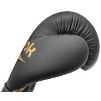 Боксерские перчатки Reebok Boxing Gloves чорний, золото RSCB-12010GB 12 унцій (885652021180) изображение 2