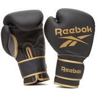 Боксерские перчатки Reebok Boxing Gloves чорний, золото RSCB-12010GB 12 унцій (885652021180) изображение 6