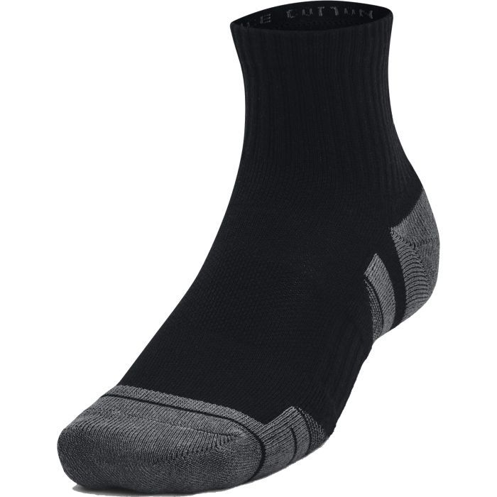 Носки Under Armour 1379528-001 Performance Cotton 3 пари Qtr чорний MD (196883994243) изображение 4