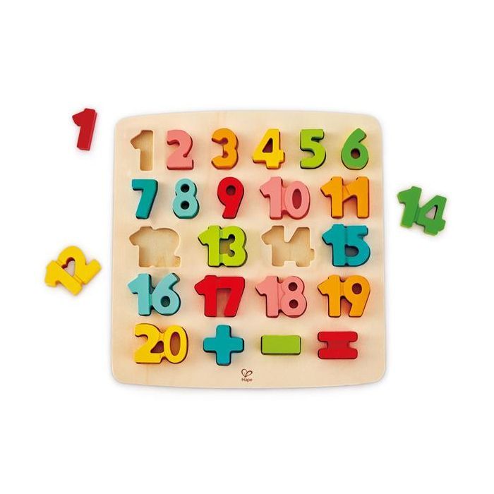 Пазл Hape деревянный Цифры (E1550) изображение 2