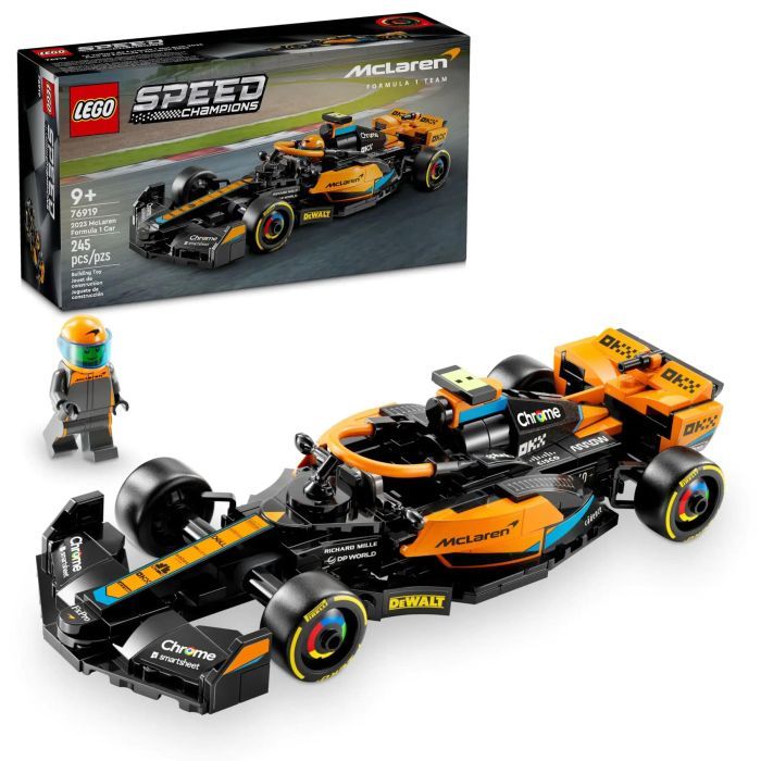 Конструктор LEGO Speed Champions Автомобіль для перегонів 2023 McLaren Formula 1, 245 деталей (76919) зображення 4