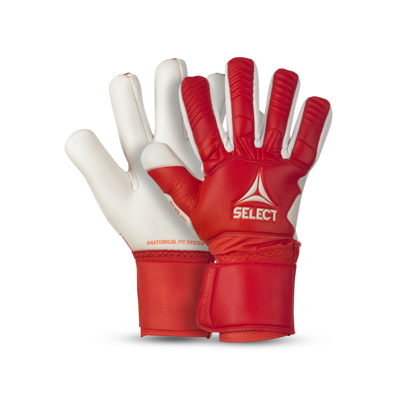 Вратарские перчатки Select Goalkeeper Gloves 88 Kids v23 602863-694 червоний, білий Діт 7 (5703543316700)