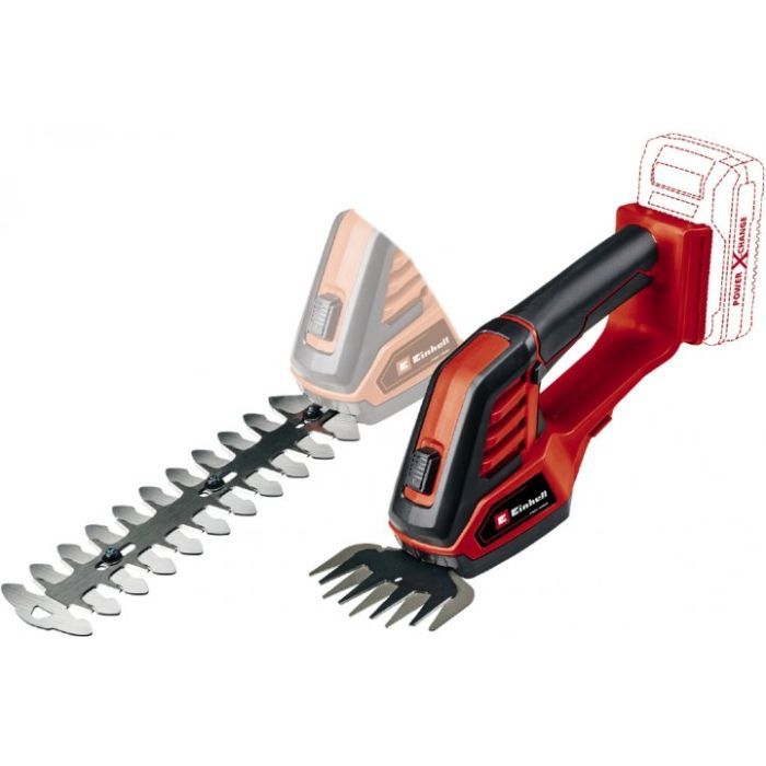 Кусторез Einhell для травы GE-CG 18/100 Li-Solo, 18В PXC, 10см (без АКБ и ЗУ) (3410313)