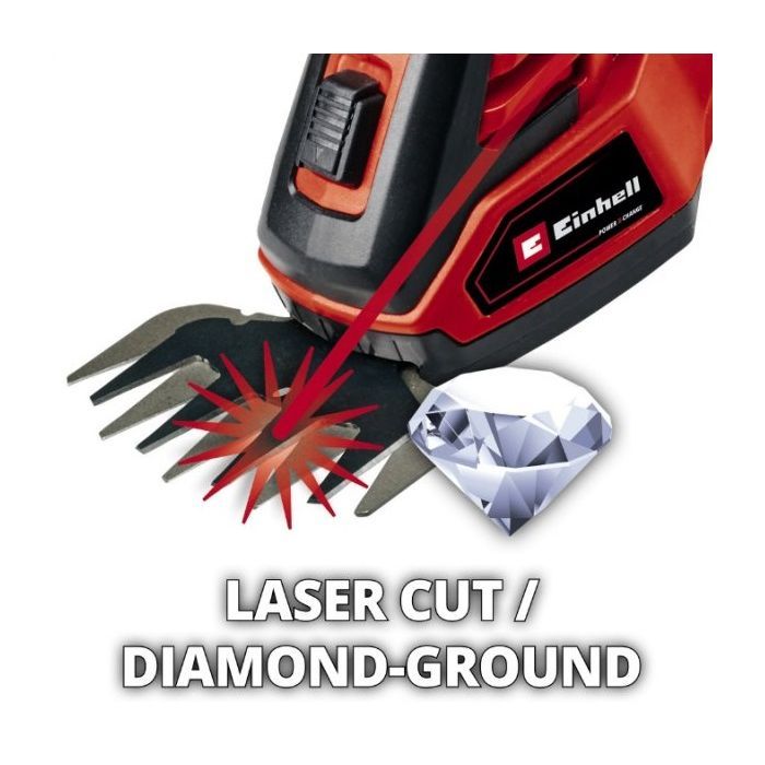 Кусторез Einhell для травы GE-CG 18/100 Li-Solo, 18В PXC, 10см (без АКБ и ЗУ) (3410313) изображение 7