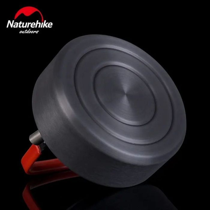 Чайник туристический Naturehike NH17C020-H 1,1 л алюміній сірий (6927595723302) изображение 4