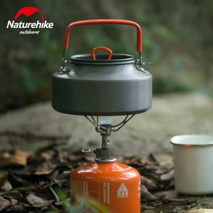 Чайник туристический Naturehike NH17C020-H 1,1 л алюміній сірий (6927595723302) изображение 6