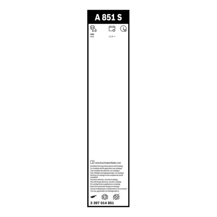 Щетка стеклоочистителя Bosch 3 397 014 851 изображение 6