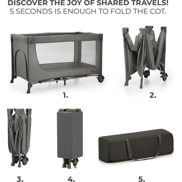 Детский манеж Kinderkraft Joy 2 Dark Grey (5902533925117) изображение 3