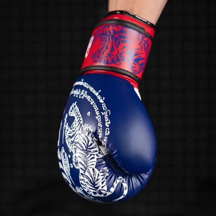 Боксерські рукавички Phantom Muay Thai Blue 16 унцій (PHBG2496-16) зображення 7