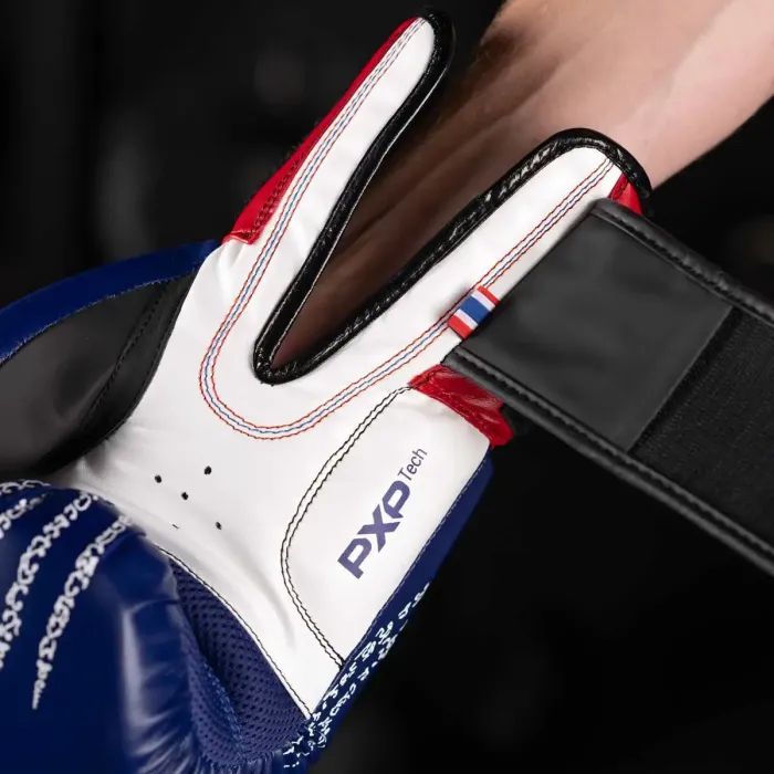 Боксерські рукавички Phantom Muay Thai Blue 16 унцій (PHBG2496-16) зображення 9