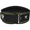 Атлетический пояс RDX RX3 EVA Curve неопреновий Army Green S (WBE-RX3AG-S) изображение 3