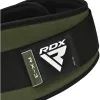 Атлетический пояс RDX RX3 EVA Curve неопреновий Army Green S (WBE-RX3AG-S) изображение 5