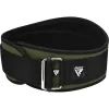 Атлетический пояс RDX RX3 EVA Curve неопреновий Army Green S (WBE-RX3AG-S) изображение 6