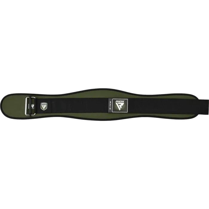 Атлетический пояс RDX RX3 EVA Curve неопреновий Army Green S (WBE-RX3AG-S) изображение 9