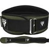 Атлетический пояс RDX RX3 EVA Curve неопреновий Army Green S (WBE-RX3AG-S)