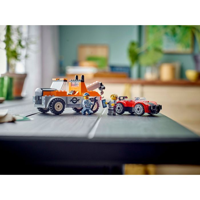 Конструктор LEGO City Евакуатор і ремонт спортивних авто (60435) зображення 11