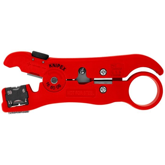 Съемник изоляции KNIPEX для коаксиального и дата-кабеля (16 60 06 SB) изображение 3