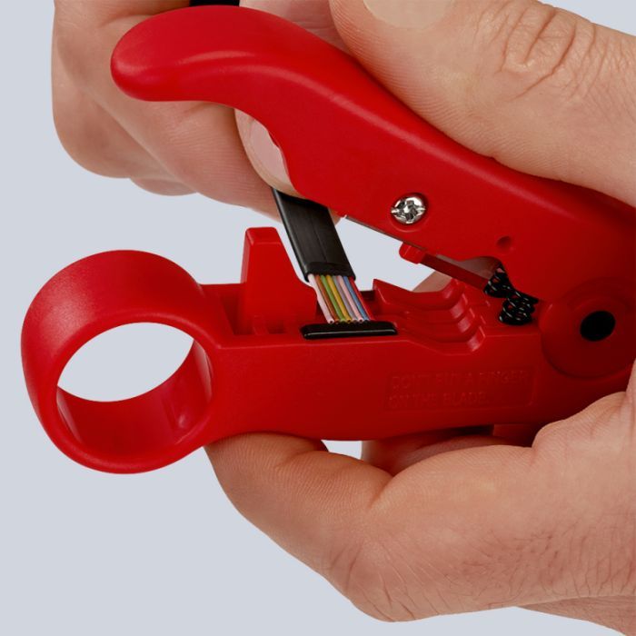 Съемник изоляции KNIPEX для коаксиального и дата-кабеля (16 60 06 SB) изображение 4