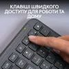 Клавіатура Logitech K950 Bluetooth/Wireless UA Graphite (920-012465) зображення 7