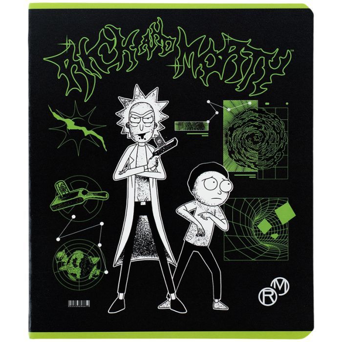 Зошит Kite Rick and Morty 48 аркушів, клітинка (RM24-259) зображення 7
