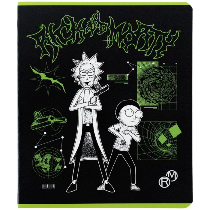 Зошит Kite Rick and Morty 48 аркушів, клітинка (RM24-259) зображення 7