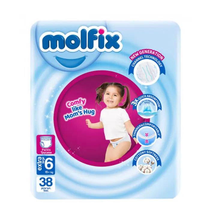 Подгузники Molfix Трусики 6 Extra Large 15+ кг 20 шт (8690536842643)