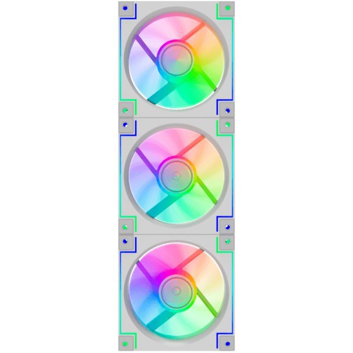 Кулер для корпуса Gamemax RD300 WH изображение 6