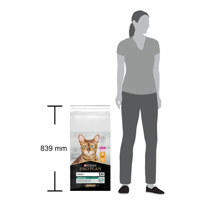 Сухой корм для кошек Purina Pro Plan Adult 1+ Renal Plus с курицей 14 кг (7613287887733) изображение 4