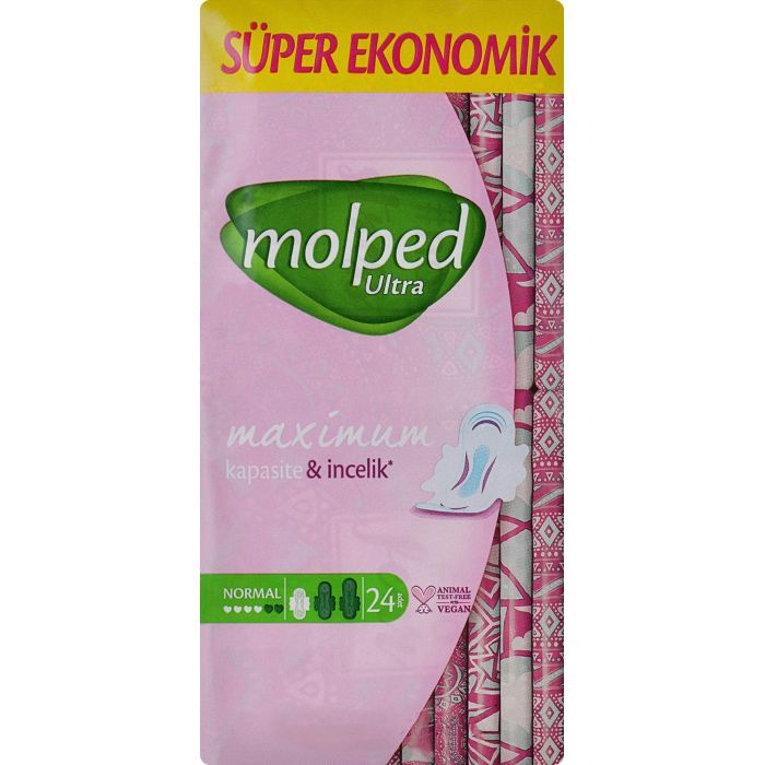 Гигиенические прокладки Molped Ultra Normal 4 капли 24 шт. (8690536829095)