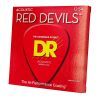 Струни для гітари DR Strings RED DEVILS Acoustic - Light (12-54) (RDA-12) зображення 2