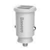 Зарядний пристрій Baseus Grain Metal 3.1A/2USB White (CCALL-ML02) зображення 5