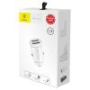 Зарядний пристрій Baseus Grain Metal 3.1A/2USB White (CCALL-ML02) зображення 6