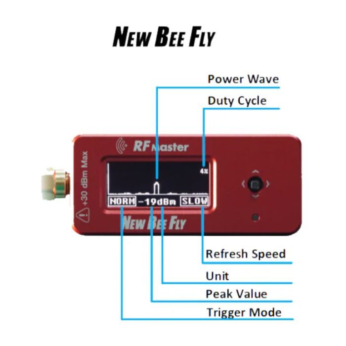 Измеритель мощности NEW BEE FLY RF Master + 5W 6GHz 6dB attenuator (RF-master) изображение 4