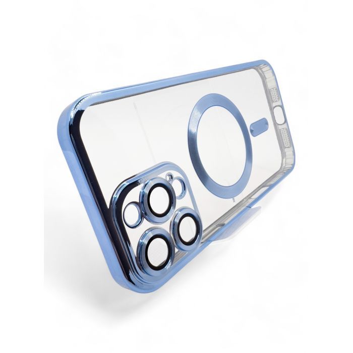 Чохол до мобільного телефона BeCover TPU Chrome Case (MagSafe) для Apple iPhone 16 Pro Max Sierra Blue (712087) зображення 3