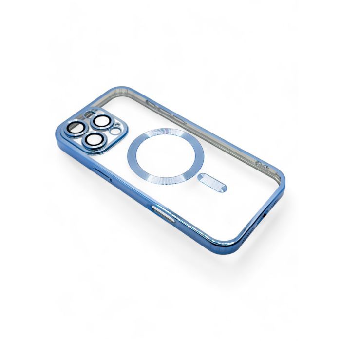 Чохол до мобільного телефона BeCover TPU Chrome Case (MagSafe) для Apple iPhone 16 Pro Max Sierra Blue (712087) зображення 4