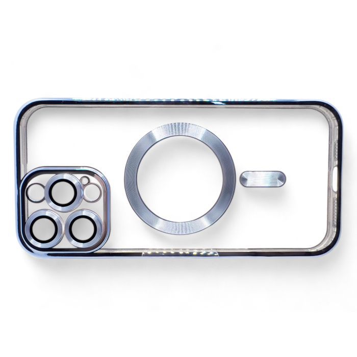 Чохол до мобільного телефона BeCover TPU Chrome Case (MagSafe) для Apple iPhone 16 Pro Max Sierra Blue (712087) зображення 5