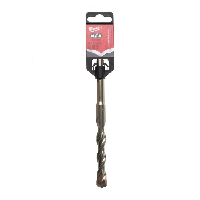 Бур Milwaukee SDS-PLUS M2, 14,0х160х110мм (4932307078) зображення 2
