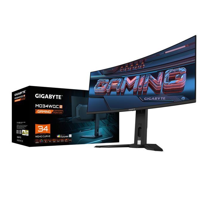 Монітор GIGABYTE MO34WQC2 Gaming Monitor зображення 8