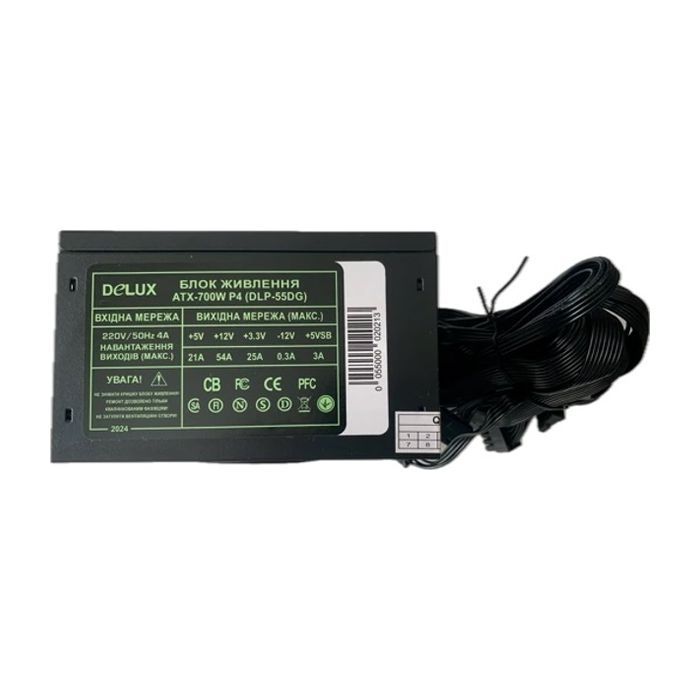 Блок живлення Delux 550W (DLP-55DG) зображення 2