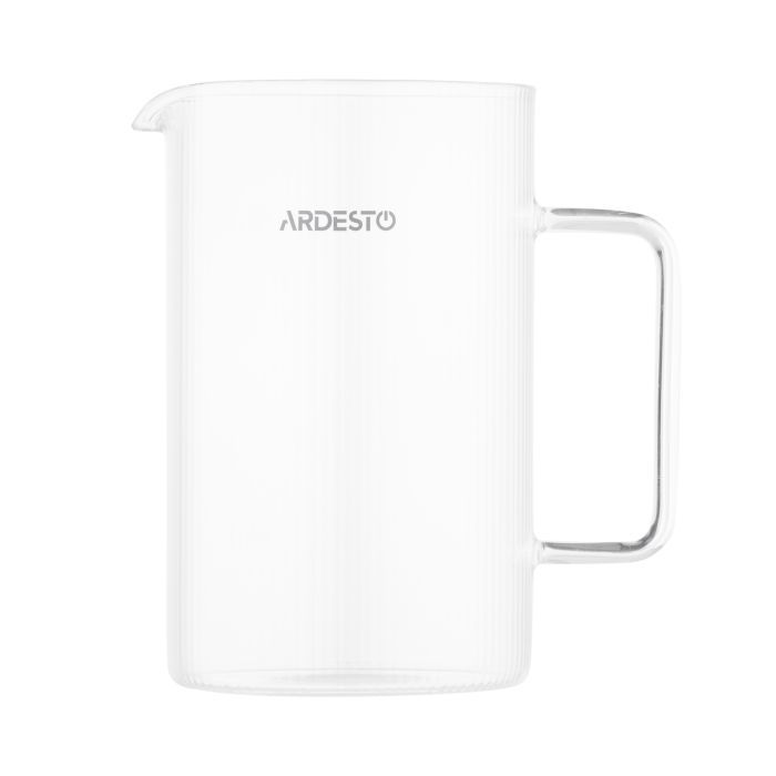 Френч-прес Ardesto Midori, 800мл, боросилікатне скло, бамбук, прозорий (AR1009WL) зображення 4