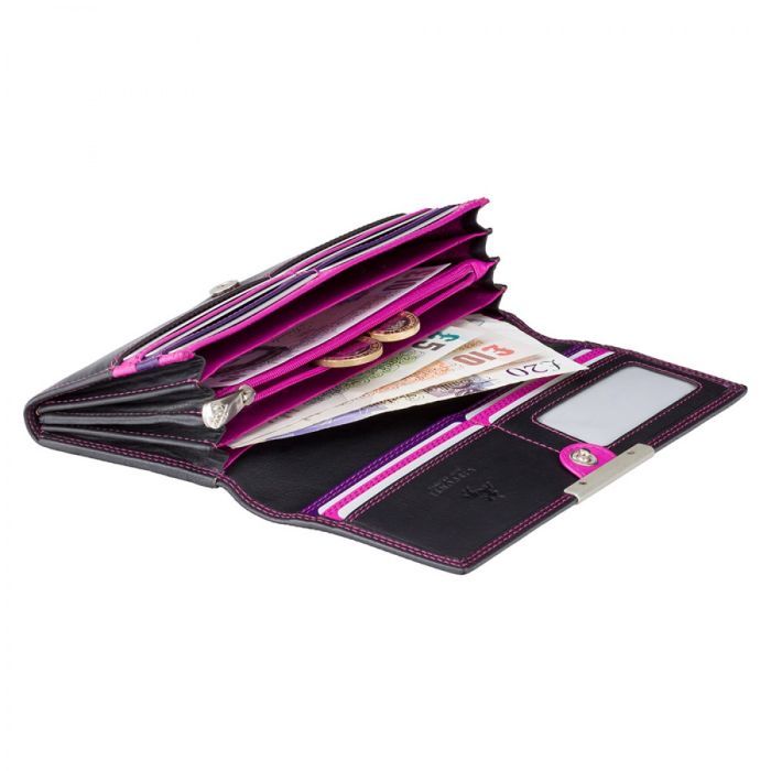 Кошелек Visconti R11 Paloma c RFID Black Berry (R11 BLK/BERRY) изображение 4