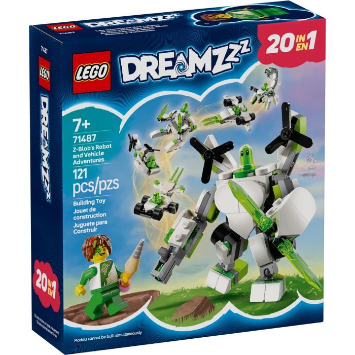 Конструктор LEGO DREAMZzzzz Робот Z-Blob и гоночные приключения (71487)